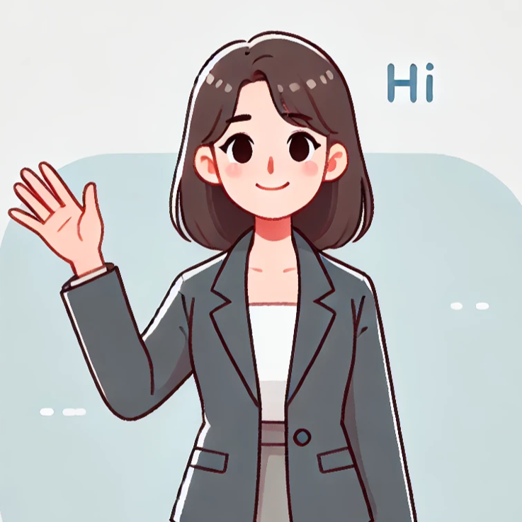 Professional Woman Waving